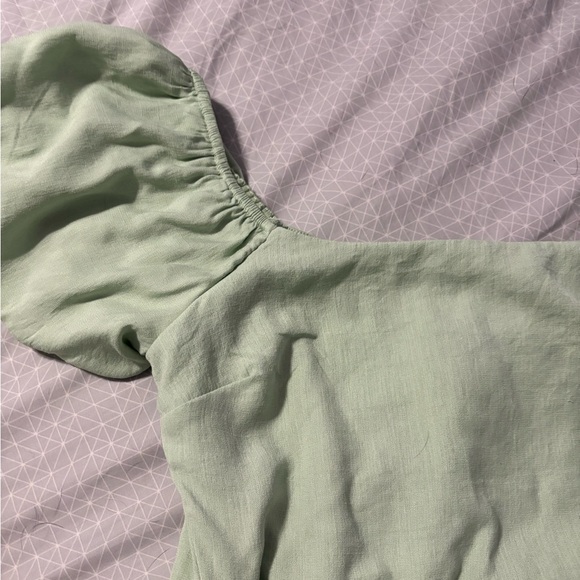 Trixxi Mint Green Wrap Dress - Picture 6 of 10